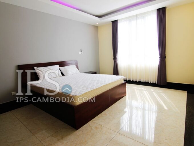 Roomy One Bedroom Serviced Apartment for Rent in Phnom Penh - BKK3