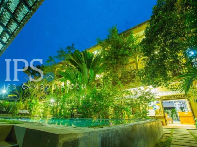 Massive 51 Room Guest House for Rent in Siem Reap- Wat Bo Area