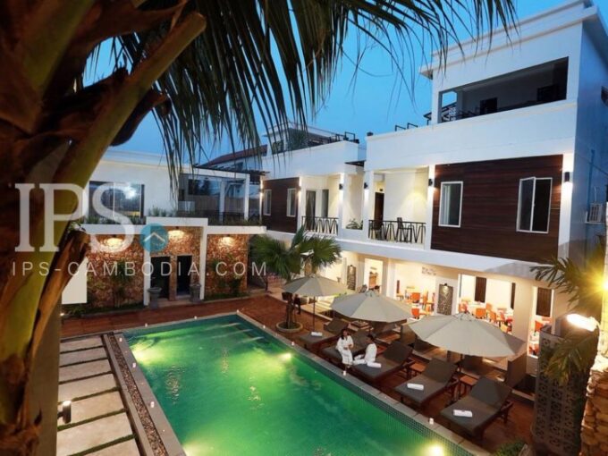 32 Rooms Boutique Hotel for Rent in Siem Reap- Svay Dangkum