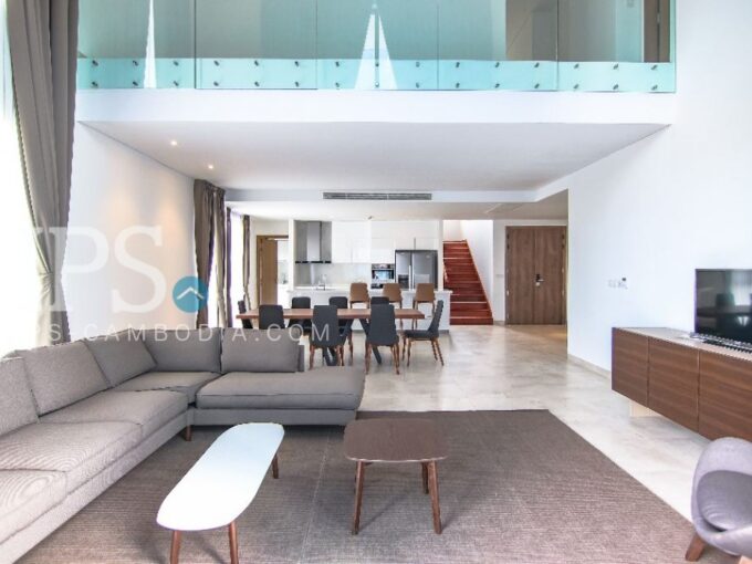 Duplex 4 Bedroom Penthouse For Sale - Tonle Bassac