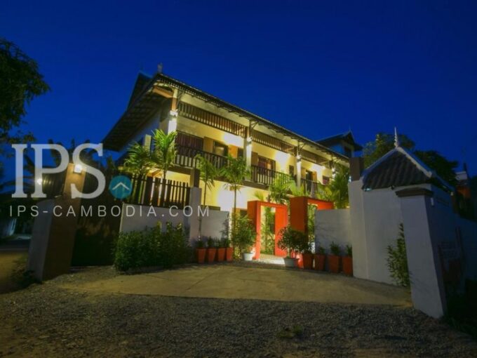 27 Rooms Boutique Hotel For Rent in Siem Reap - Wat Bo Area