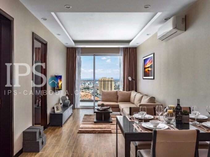 1 Bedroom Serviced Apartment For Rent - Tonle Bassac