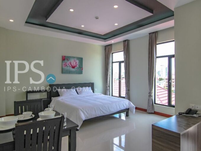 50 Sqm Studio Serviced Apartment For Rent - Phsar Daeum Thkov