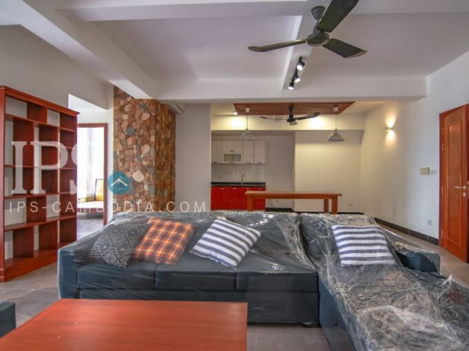 2 Bedrooms Serviced Apartment for Rent-Tonle Bassac