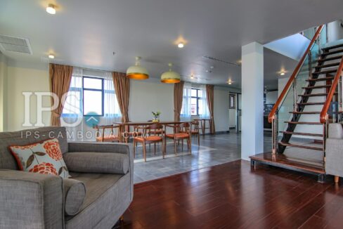 3 Bedroom Duplex Penthouse Apartment For Rent -Water Phnom