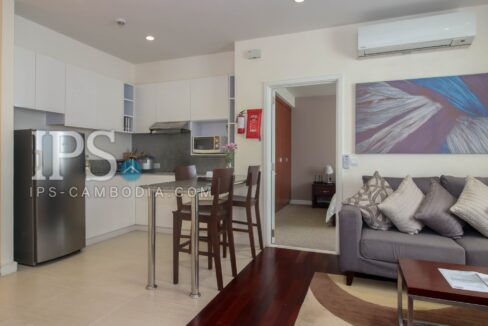 1 Bedroom Serviced Apartment For Rent - Wat Phnom