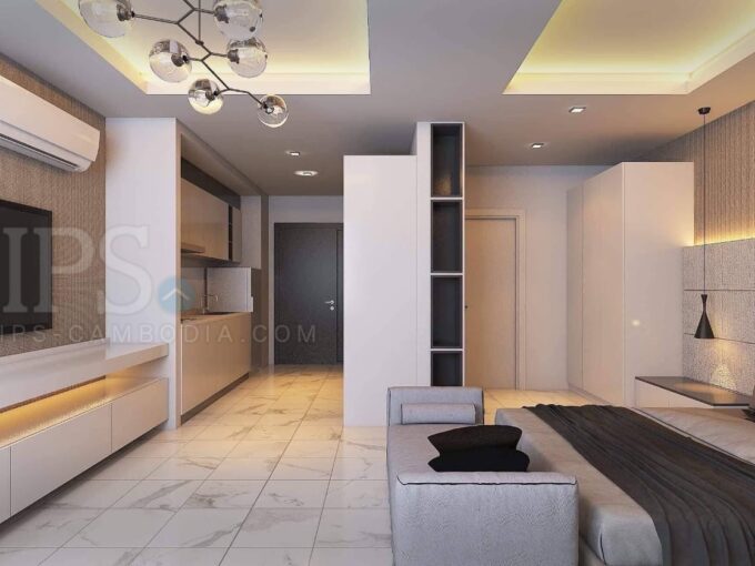 21 Floor Studio Apartment For Sale - Tonle Bassac