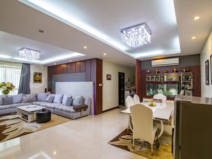 3 Bedroom Condo Unit For Rent - Tonle Bassac