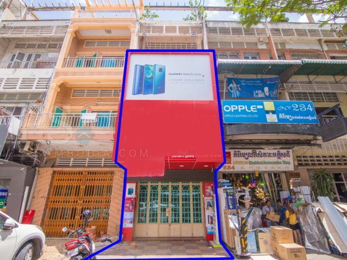 2 Bedroom Shophouse For Rent - Sangkat Olympic
