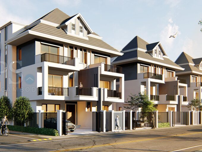 4 Bedroom Twin Villa For Sale - Toul Sangkae