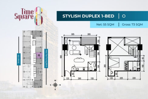 1BED Duplex Type O 73sqm