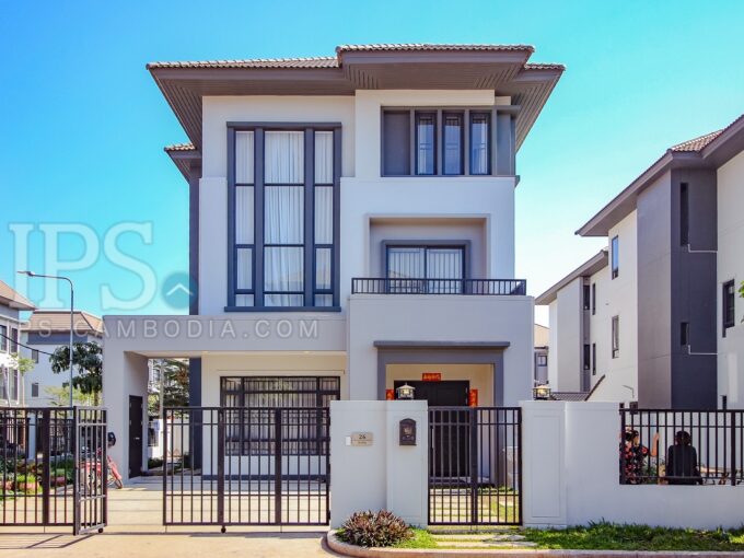 5 Bedroom Queen Villa For Rent - Chip Mong Land Mark 598