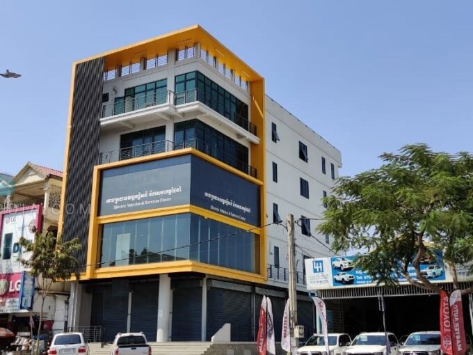 5 Floor Commercial Building For Rent - Por Sen Chey