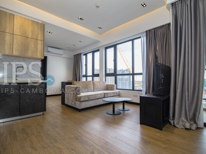 1 Bedroom Condo Unit For Rent - Tonle Bassac