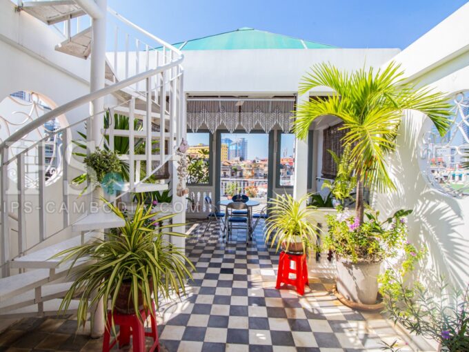 French Colonial Penthouse  For Sale - Daun Penh