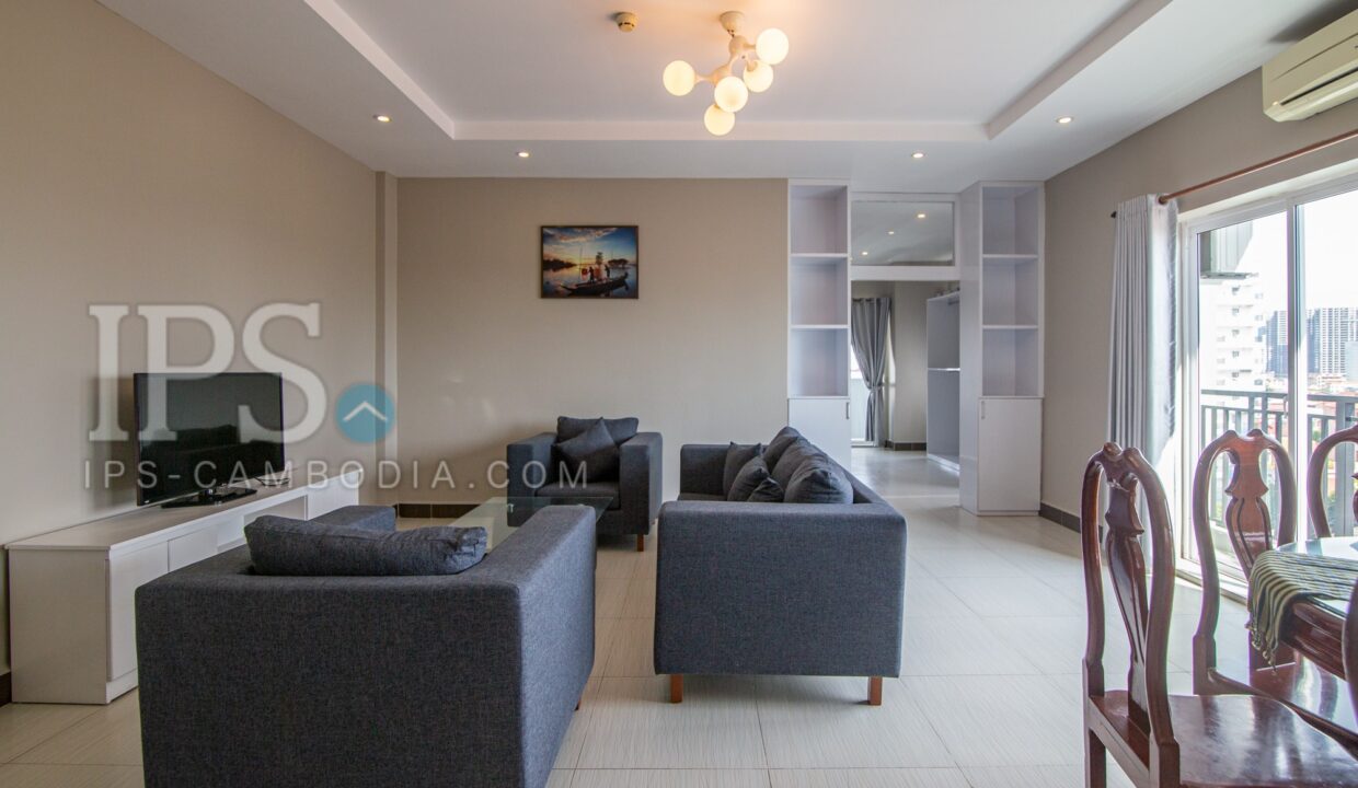 Apartment For Rent in Phnom Penh- Two Bedroom in Phsar Doeum Thkov