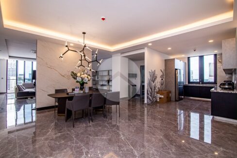 3 Bedroom Serviced  Apartment For Rent - BKK1