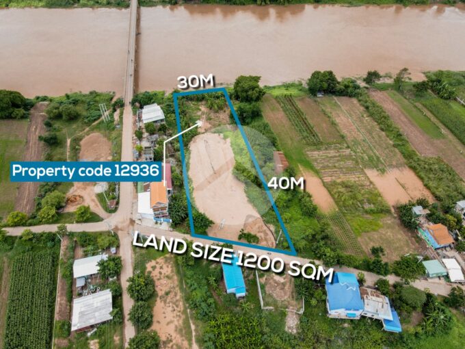 1200 Sqm Land For Sale - Koh Oknha Tei Island