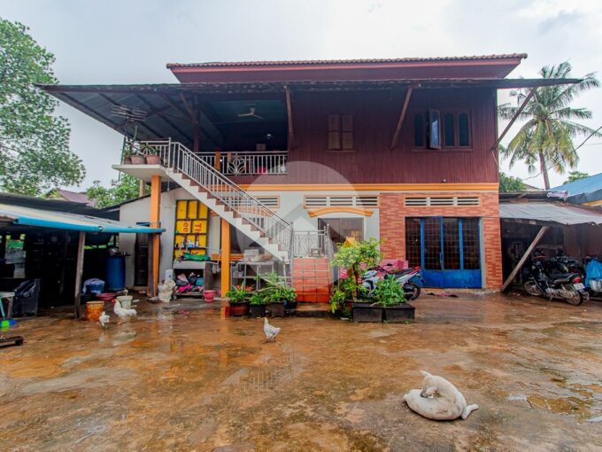 480 Sqm Commercial Land With House For Sale - Svay Dangkum