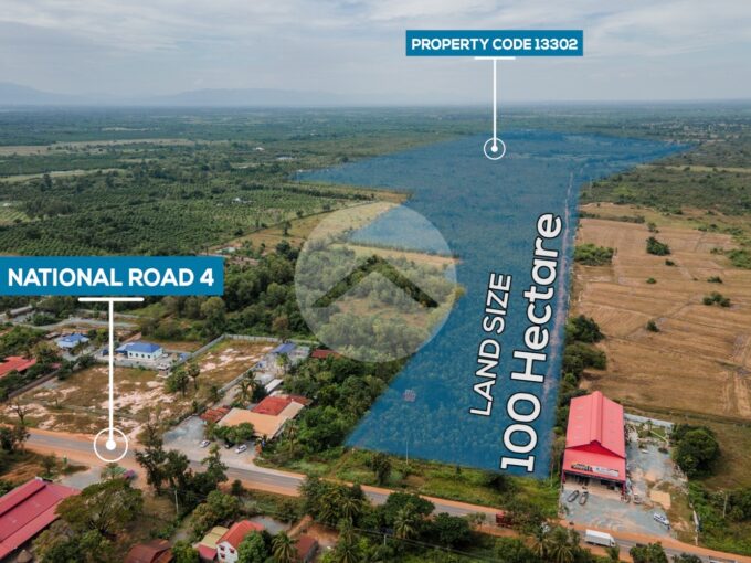 100 Ha Land For Sale - Phnom Srouch