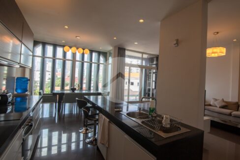 Serviced Apartment for Rent in Tonle Bassac - 2 Bedrooms