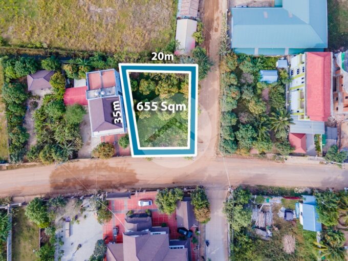655 Sqm Land For Sale - Ta Khmau