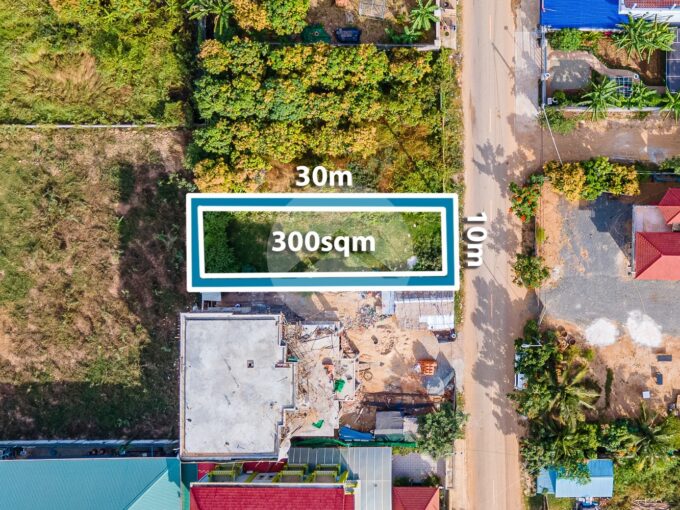 300 Sqm Residential Land For Sale - Ta Khmau