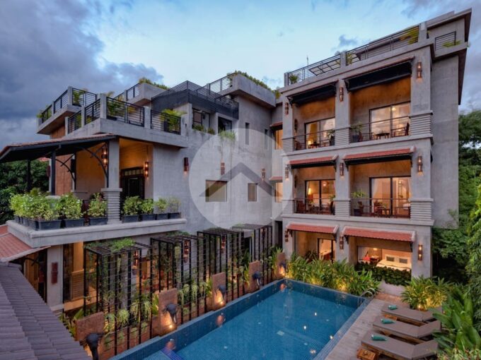 15 Rooms Boutique Hotel for Rent - Siem Reap