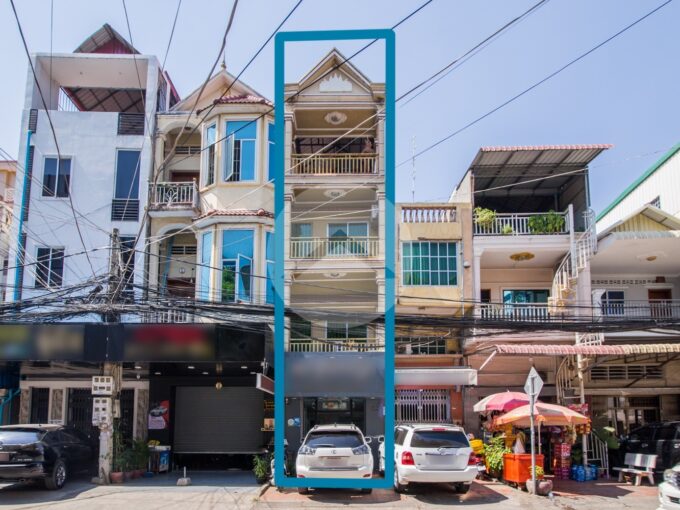 5 Bedroom Shophouse For Rent - Tonle Bassac