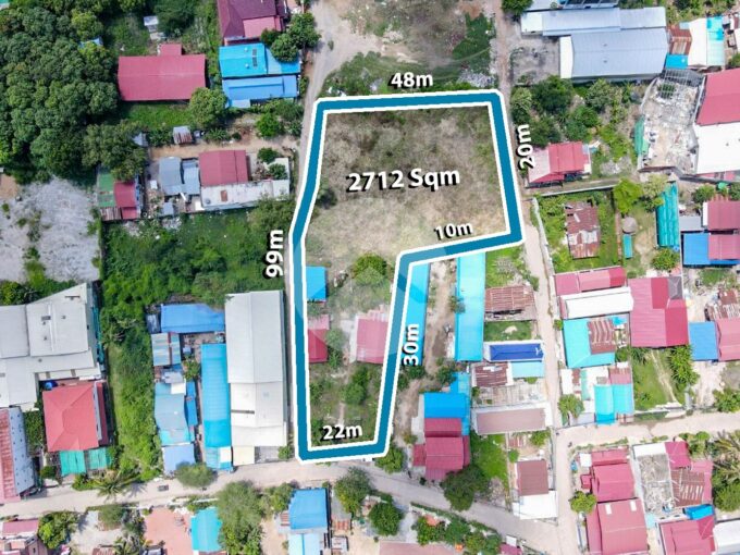 2712 Sqm Development Land For Sale - Dangkao