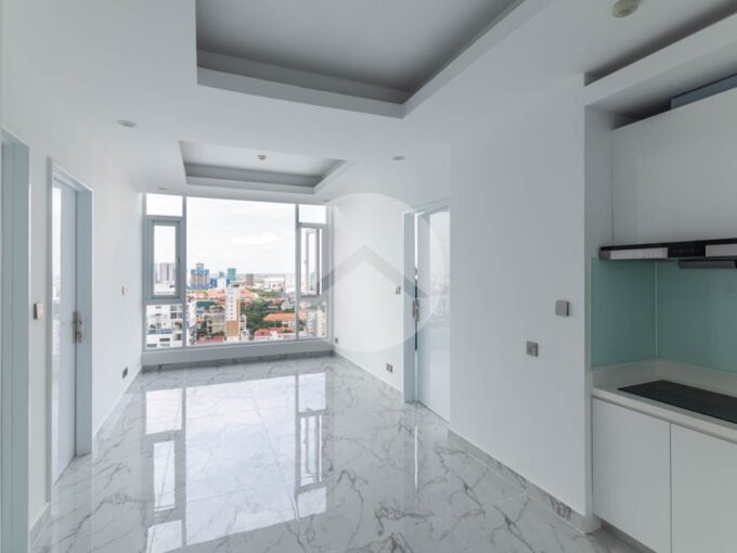 19th Floor 2 Bedroom 65sqm Apartment For Sale-J Tower 2- Phnom Penh