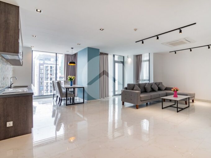 2 Bedroom Serviced Apartment For Rent - BKK1