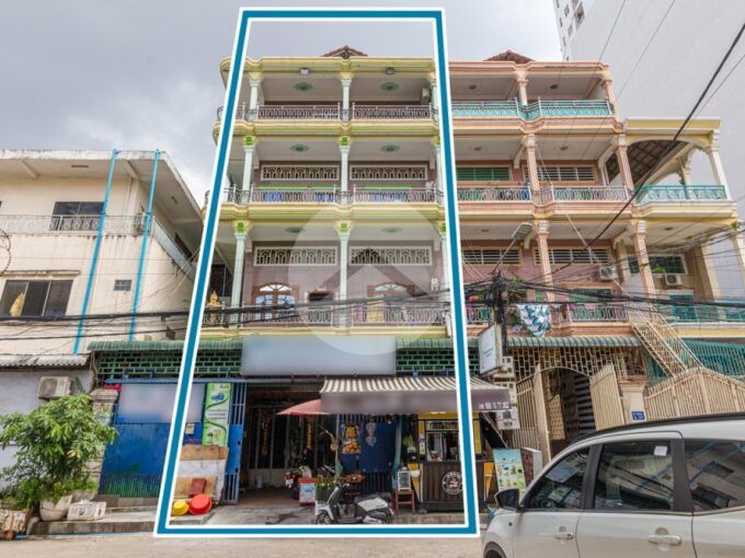13 Bedroom Linked Shophouses For Rent - Boeung Keng Kang 2