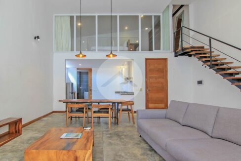 Renovated Loft 1 Bedroom Apartment For Rent - BKK1