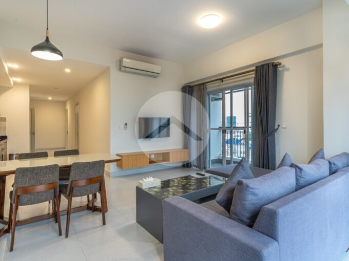 2 Bedroom Serviced Apartment For Rent - Toul Kork
