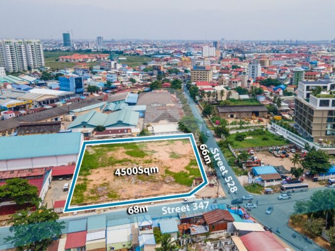 4500 Sqm Commercial Land For Rent - Toul Kork