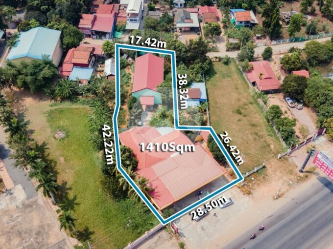 1410 Sqm Land And Warehouse For Sale - Khan Chbar Ampov