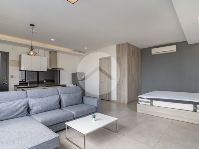 45 Sqm Serviced Studio Apartment For Rent - Toul Kork