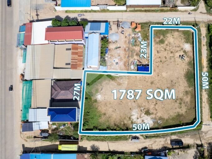1787 Sqm Land For Lease - Khan Por Sen Chey