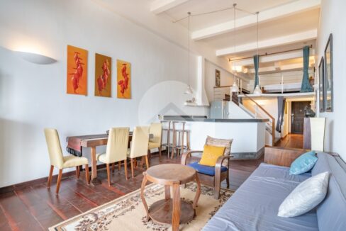 1 Bedroom Loft Apartment For Rent - Phsar Kandal 2