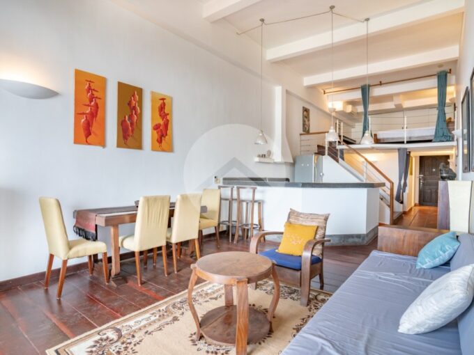 1 Bedroom Loft Apartment For Rent - Phsar Kandal 2