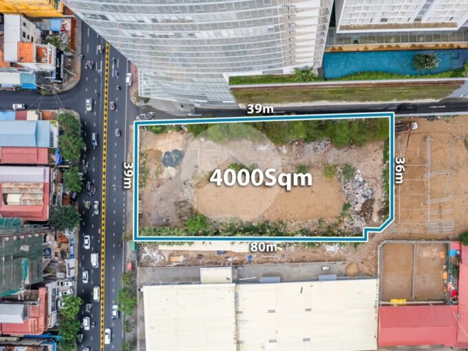 4000 Sqm Commercial Land For Rent - Phsar Depou 1