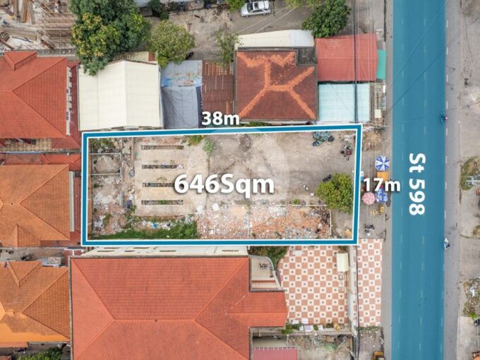 646 Sqm Commercial Land For Rent - Boeung Kak 2