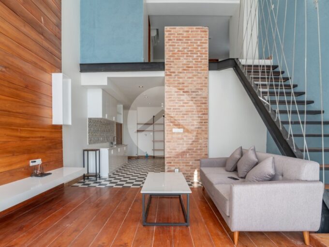 Duplex 2 Bedroom Serviced Apartment For Rent - BKK1