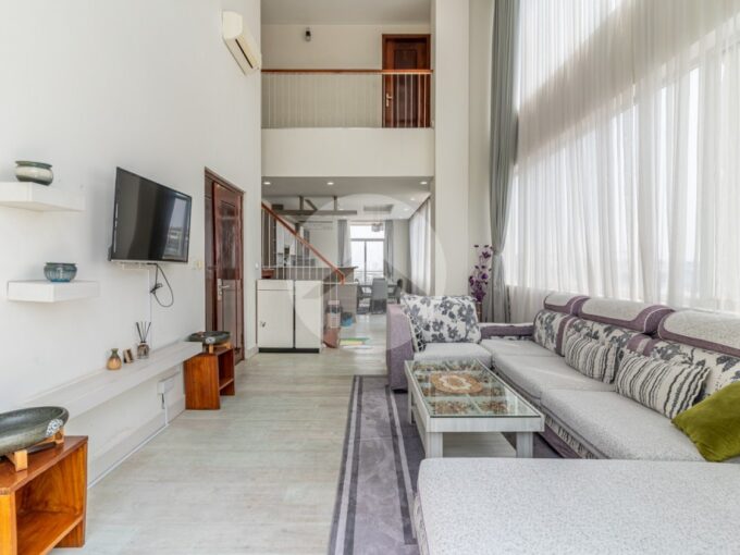 3 Bedroom Duplex Penthouse For Rent - Tonle Bassac
