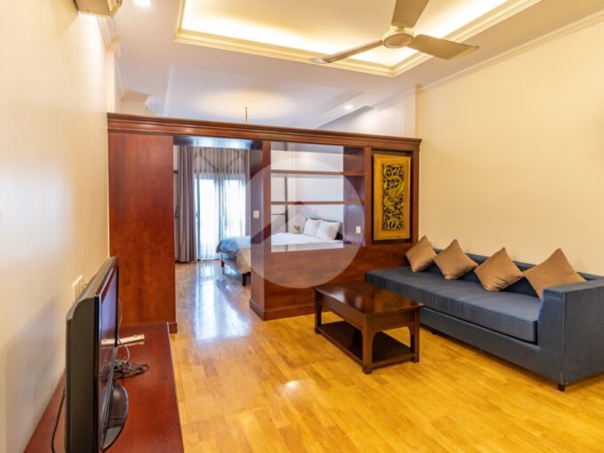 52 Sqm Studio Serviced Apartment For Rent - BKK1