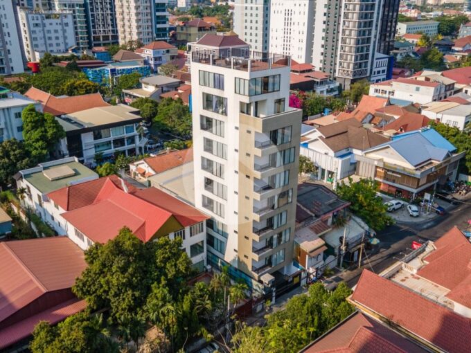9 Floor Apartment Building For Rent - BKK1