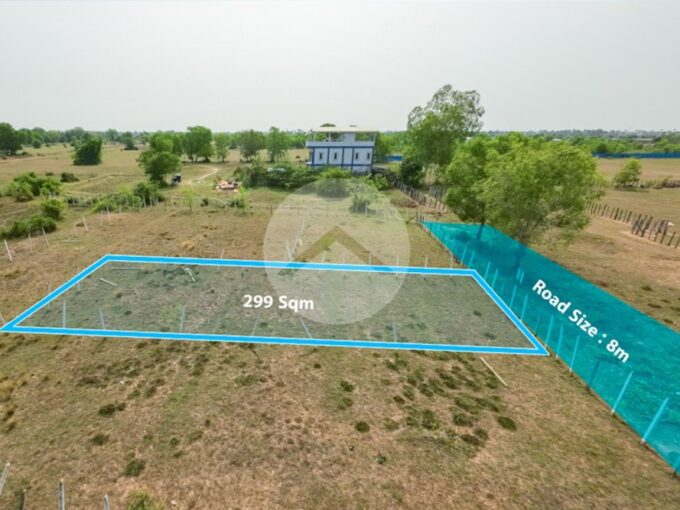 299 Sqm Residential Land For Sale - Nokor Thum