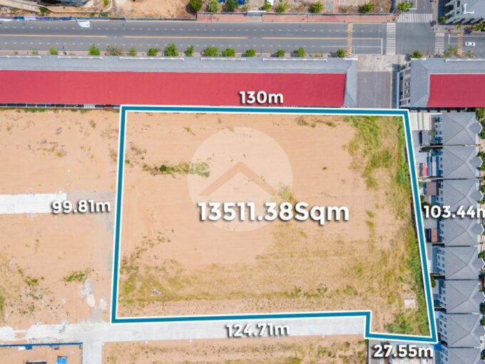 13511.38 Sqm Commercial Land For Rent - Hun Sen BLVD