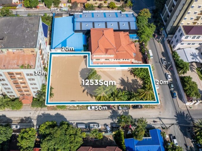1253 Sqm Commercial Land For Rent - Boeung Kak 2